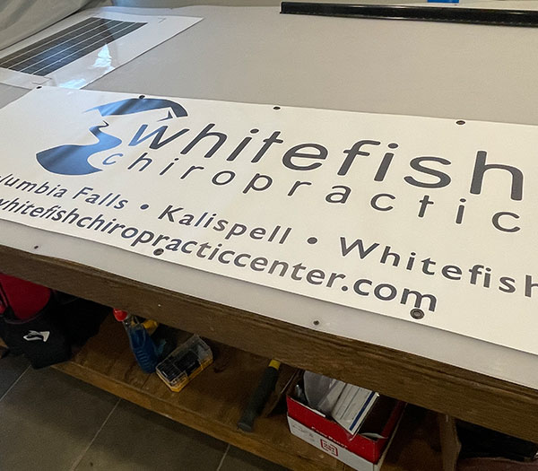 Whitefish Sign Co. Banners, Decals, Window Signs, vinyl, car wraps, sign shop 